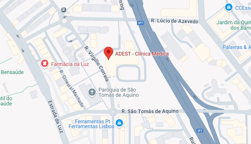 Mapa da ADEST - Clínica Médica